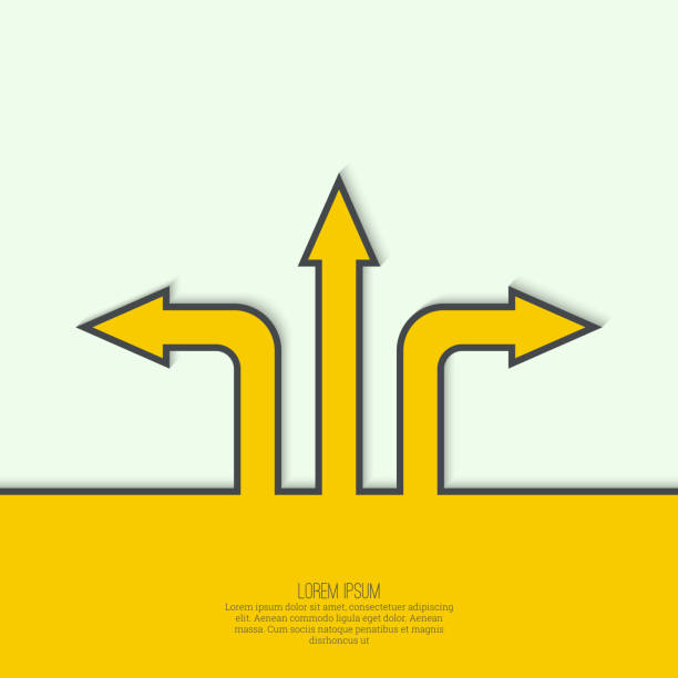 ベクトル抽象的な背景、方向矢印標識 - arrow sign direction confusion ideas点のイラスト素材／クリップアート素材／マンガ素材／アイコン素材