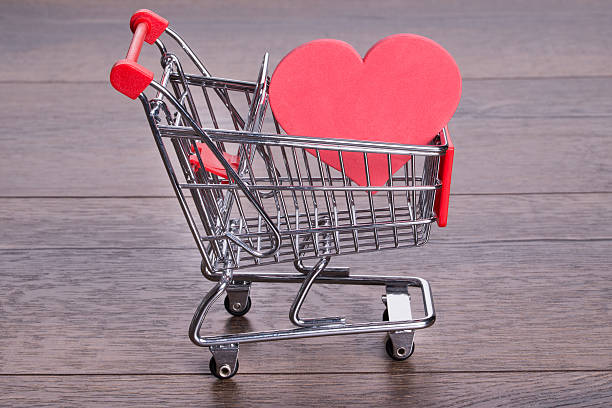 istock Heart in shopping cart 470273226