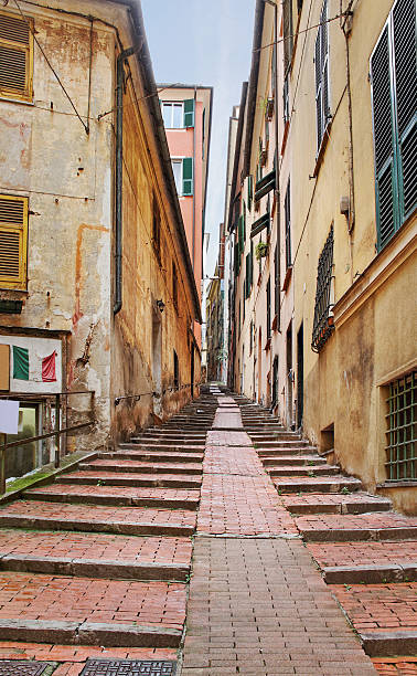 Narrow Genoa street.