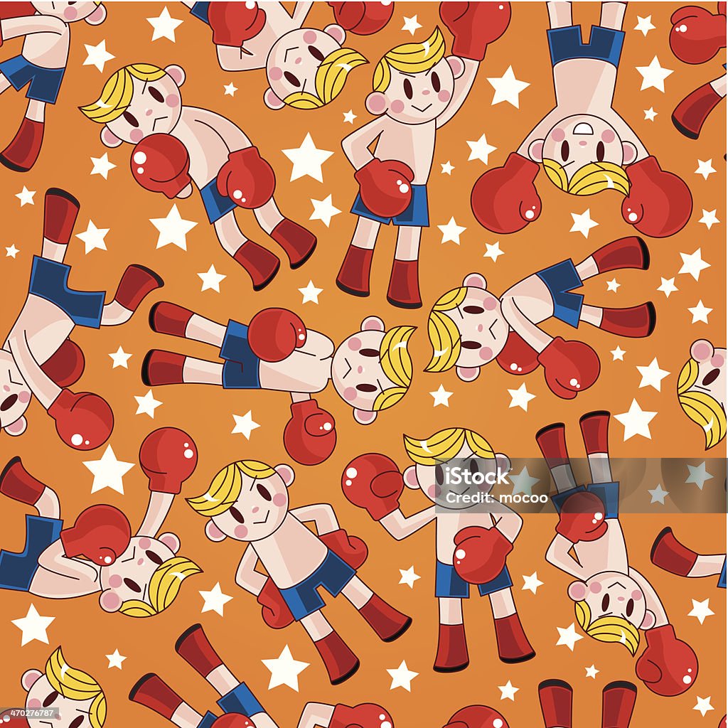 Boxing Pattern Game Seamless Boxer Pattern Stock Illustration - Download Image Now - Boxing ...