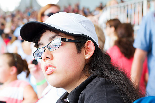 istock Girl watching a show 470280015