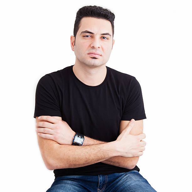 istock Portrait of handsome attractive pensive young man 470281898
