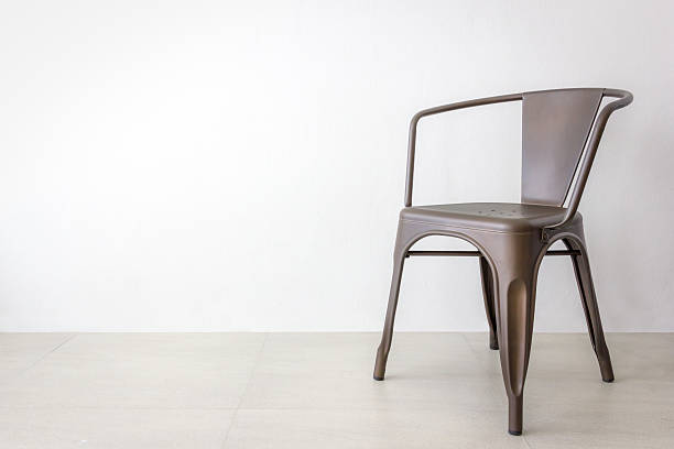 istock simpry vintage brown iron chair 470285752