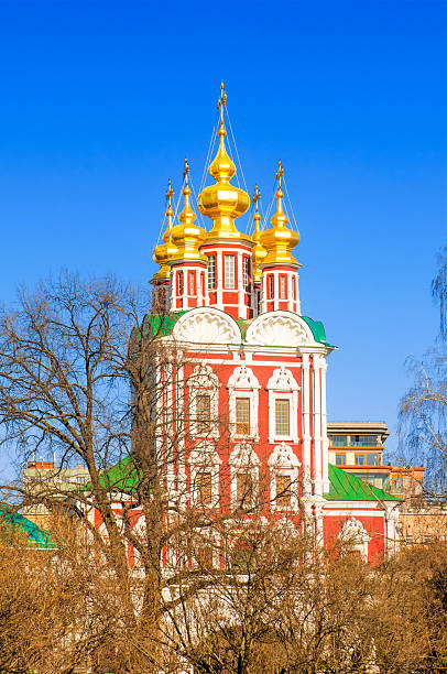 istock Novodevichy Convent in Moscow. Temple of the Transfiguration 470286174