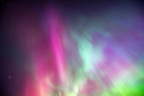 istock Northern lights (Aurora borealis) in Russia. Izhevsk 470289950