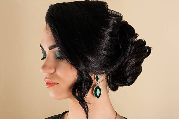 istock attractive woman with stylish hairstyle 470293024