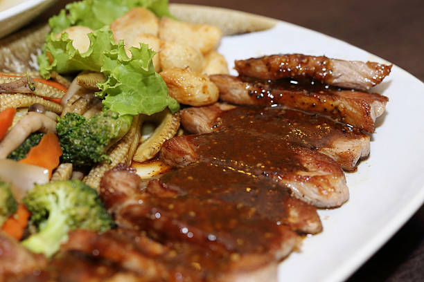 istock pork steak with pepper sauce 470294412