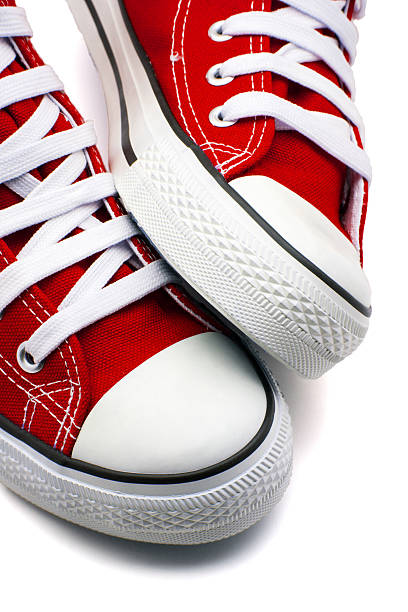 istock sports shoes red 470299944