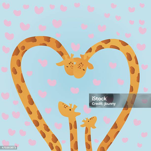 Giraffes Stock Illustration - Download Image Now - Africa, Animal, Animal Markings