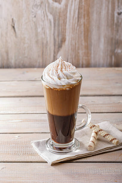 istock iced coffee with milk and ice cream in a glass 470304014