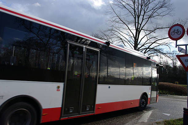 istock Passing bus in the morning 470304505