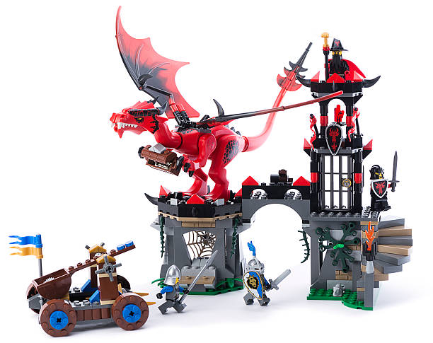 Assimilate tilfredshed chokerende Lego Castle Stock Photo - Download Image Now - Dragon, Lego, Color Image -  iStock
