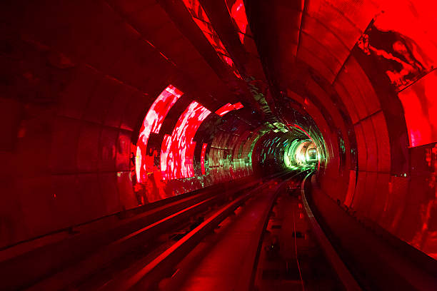 istock colorful shining circle tunnel lined background 470305014