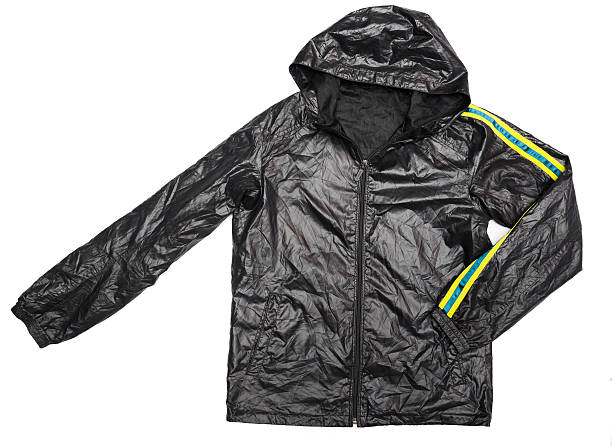 istock black hoodie windbreaker waterproof  jacket full zip 470305250