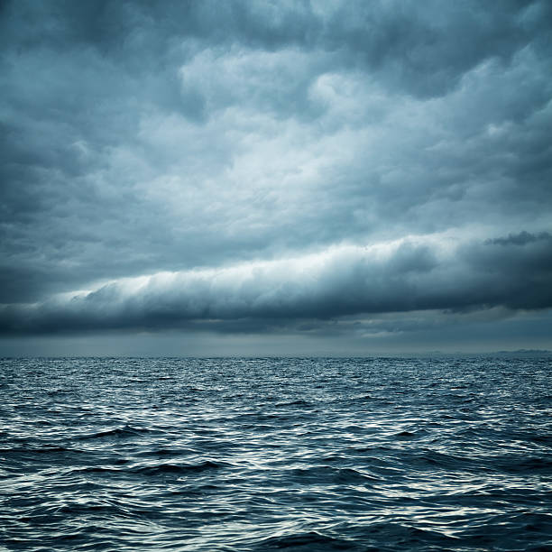 istock Stormy Sea. Wild Nature Dark Background. 470305824