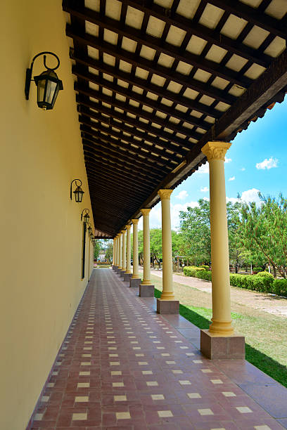 istock Paraguari , Paraguay: Santo Tomas church side porch 470306047