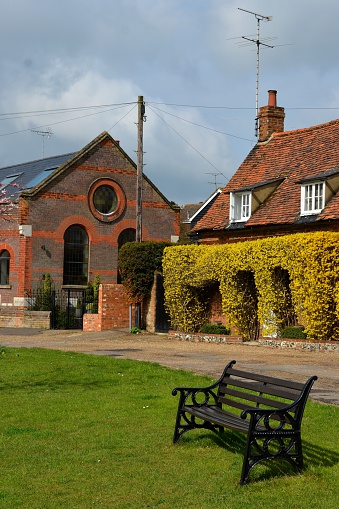 Centre of the village of Kimpton in Hertfordshire