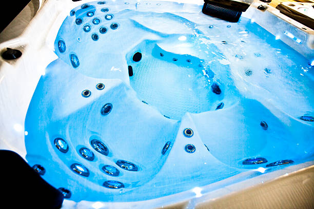 istock Hot Tub With Jets And Lights Close Up 470310408