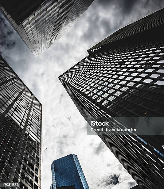 Manhattan Office Building Stock Photo - Download Image Now - 2015, Block Shape, Building Exterior