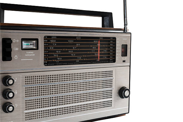 istock Old russian radio isolated with clipping path 470313840