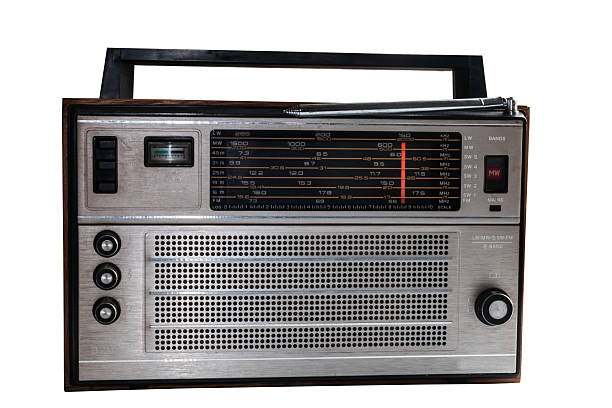 istock Old russian radio isolated with clipping path 470313846