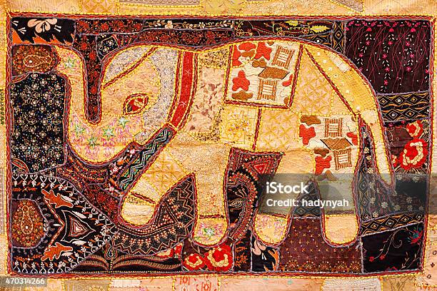 Handmade Colorful Souvenirs From India Stock Photo - Download Image Now - 2015, Abstract, Animal