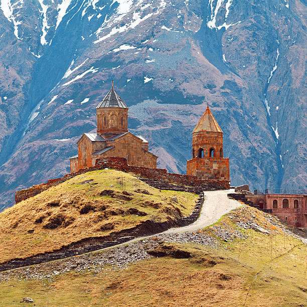 istock Gergeti christian church 470314560