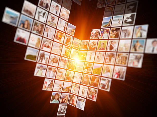 istock Love Heart Media concept smart TV 470315254