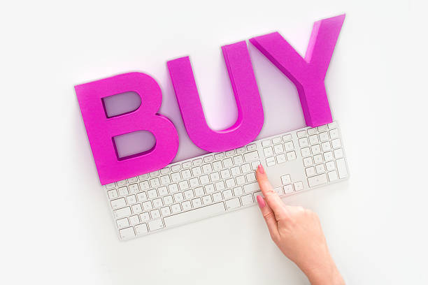 istock manicured finger keyboard press   Webshop buy 470318196