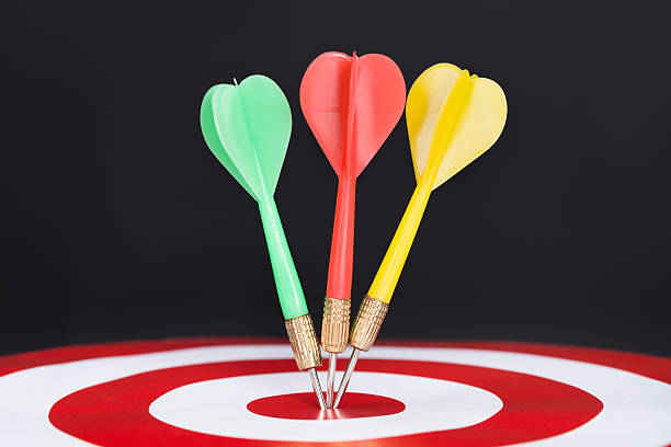 istock Closeup Of Darts On Target 470322214