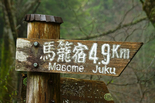 istock Nakasen-do Road sign 470322516