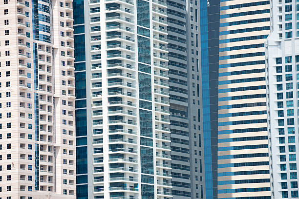 istock Abstract architecture background of residential apartment tower 470324904