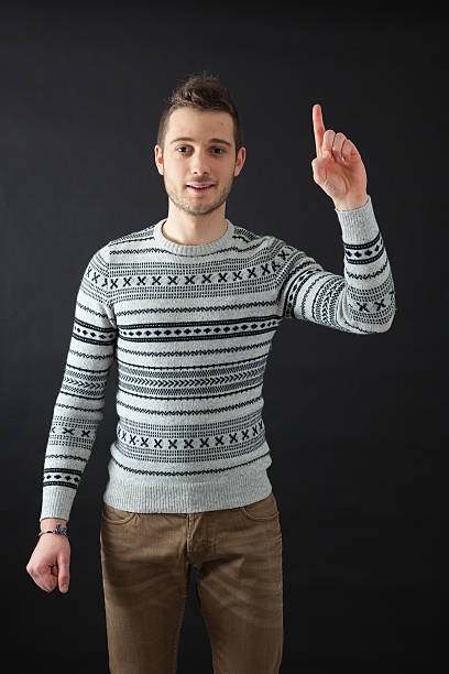 istock Handsome men doing different expressions in different sets of clothes 470325032