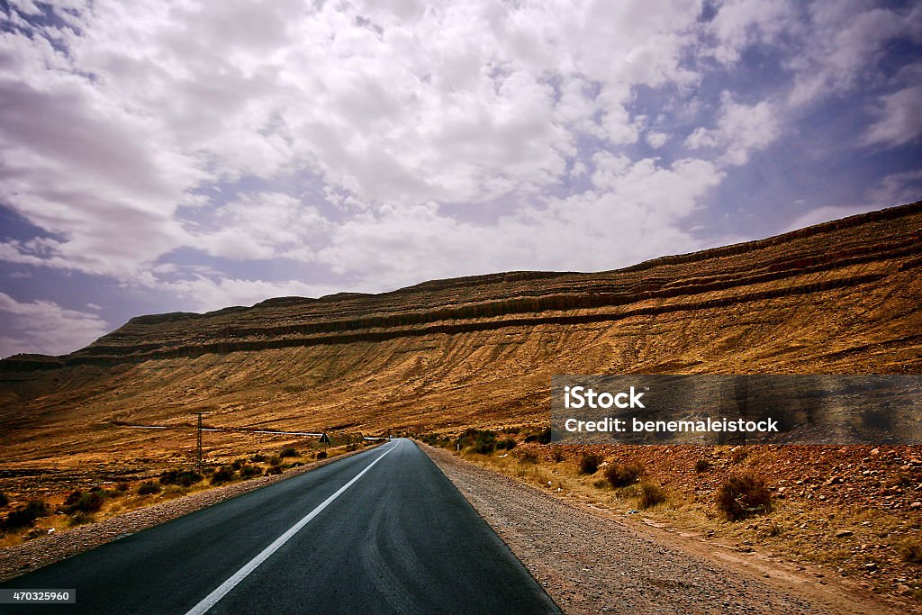 views of the desert and mountains in morocco 2015 Stock Photo