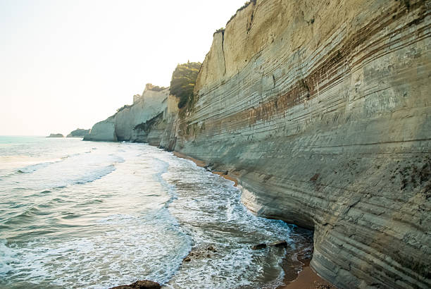 istock Loggas beach (Peroulades beach, Sunset beach) Corfu Island, Greece 470329050