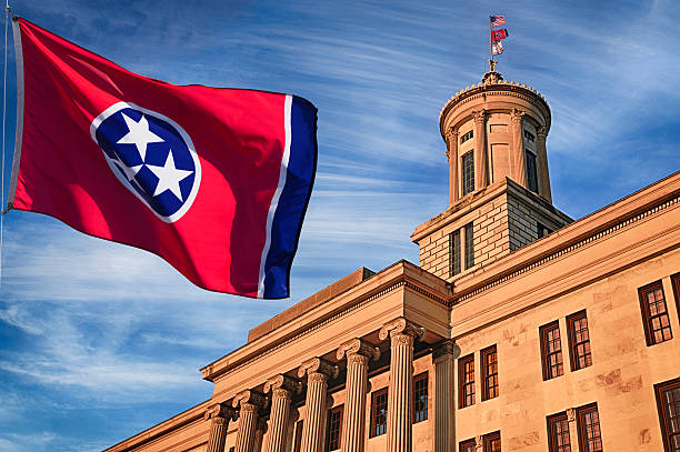 edificio del capitolio del estado de tennessee - tennessee fotografías e imágenes de stock