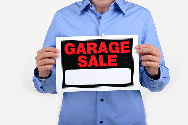 Garage Sale stock photo