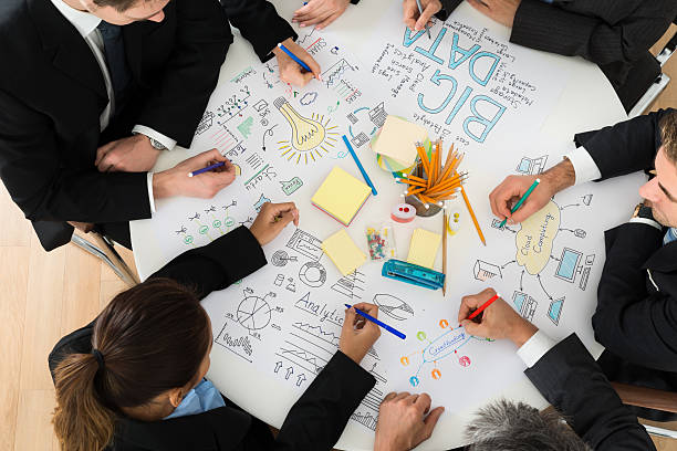 istock Businesspeople Discussing At Meeting 470330340