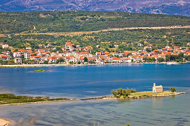istock Coastal town of Posedarje, Croatia 470331329