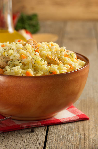 istock bowl full of rice on wood 470335056