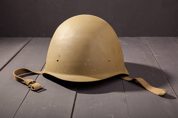 istock Military green helmet 470335704