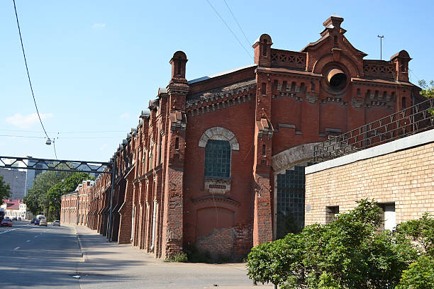 istock The old factory building. 470342626