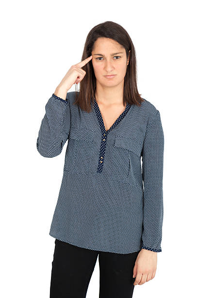 istock Beautiful women doing different expressions in different sets of clothes 470343340