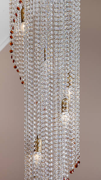 istock Fragment of crystal chandelier 470346500