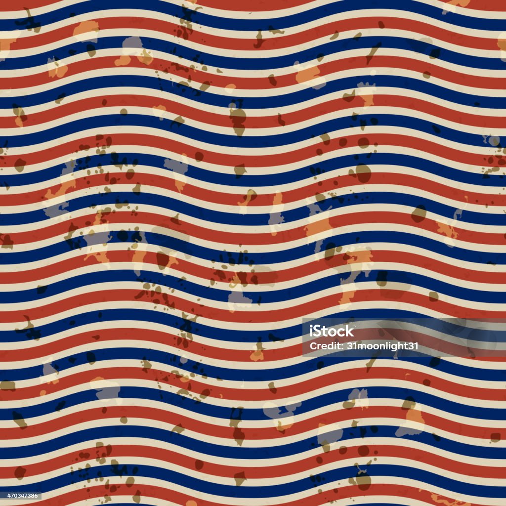 American vintage seamless pattern American vintage patriotic seamless pattern in the American national colors with spots. Vector illustrations. EPS10, JPG and AI10 are available 2015 stock vector