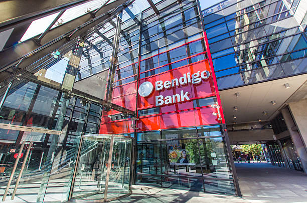 Headquarters of the Bendigo Bank Bendigo, Australia - March 29, 2015: headquarters of the Bendigo and Adelaide Bank Ltd, an Australian second tier national bank. bendigo photos stock pictures, royalty-free photos & images