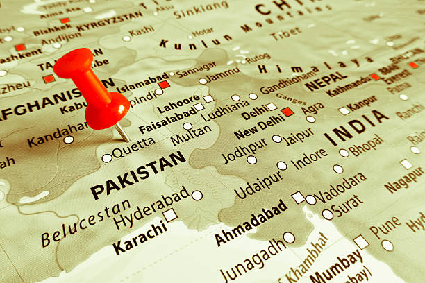 istock Red marker over Pakistan 470351484