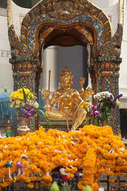 istock The shrine of the four-faced Brahma (Phra Phrom). 470358810