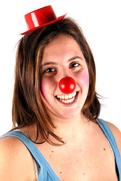 istock Clown girl 470361374