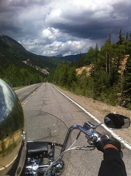 istock Riding into the Rocky Mountain Clouds 470361491